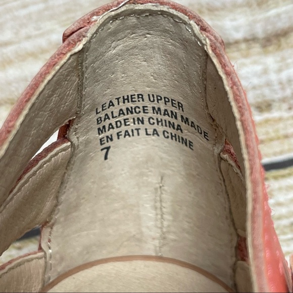 EUC Seychelles Heritage On The Floor Coral Dress Sandals Sz 7 - Picture 8 of 10